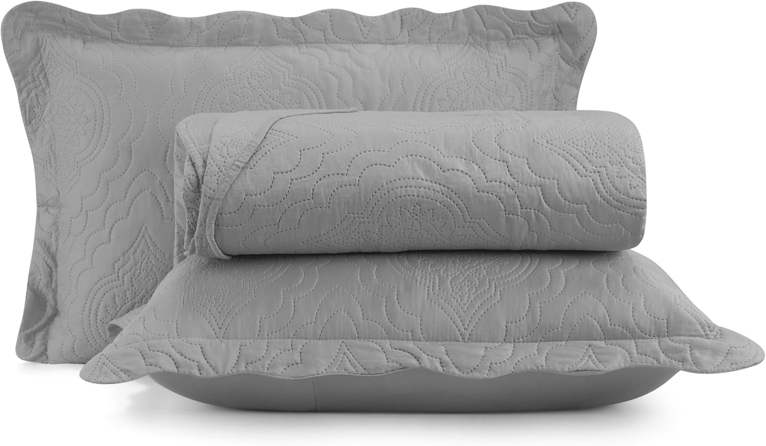 Kit Colcha Bouti Casal 03 Peças Dupla Face Teka