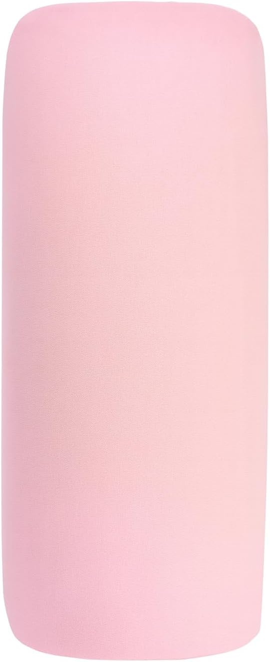 Lençol de Berço com Elástico Azul Bebê – Tecido Soft 100% Algodão – Para Colchão Padrão Americano até 70x130x12cm – Conforto e Praticidade (Rosa)